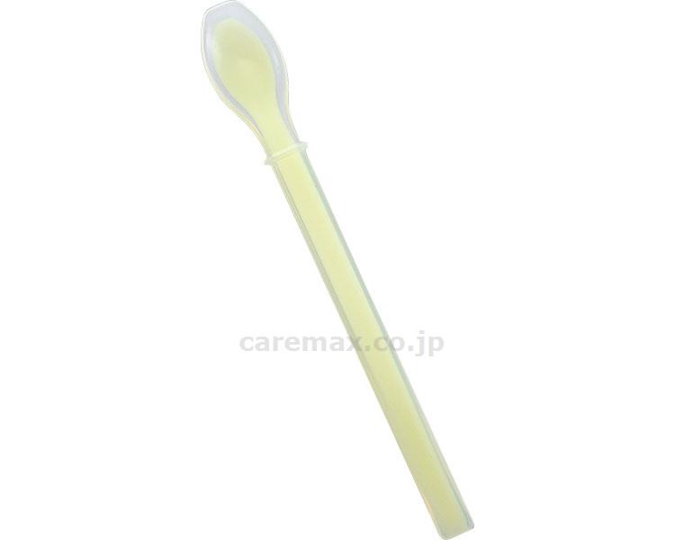 ★いまだけ！ポイント最大16倍★【全国配送可】-ソフトゴムスプーン　ピュア 黄緑 斉藤工業　JAN 4936480100519 kt227331 取寄品 食事関連 箸・スプーン・フォーク スプーン-【介護福祉用具】