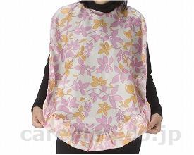 ★2/4-10 P最大27倍★【全国配送可】-食事サロン　超はっ水タイプ 1010　オレンジチェック 特殊衣料　JAN 4521573002667 kt235960 取寄品 食事関連 食事用エプロン 食事用エプロン-【介護福祉用具】