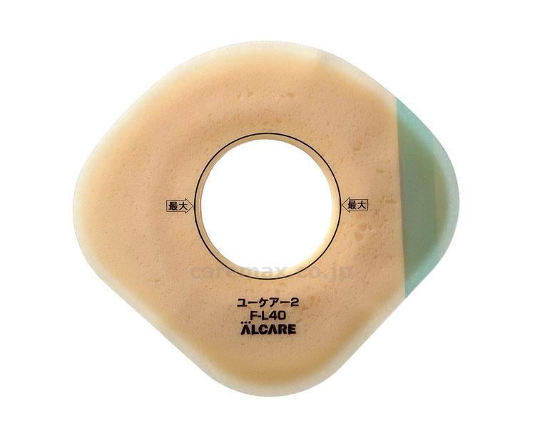 ★12/19-26 最大P27倍★【全国配送可】-ユーケアー2・F　L40　5枚 16596　穴φ40mm アルケア　JAN 4900070165967 kt298529 取寄品 排泄関連 採尿・採便 オストメイト-【介護福祉用具】