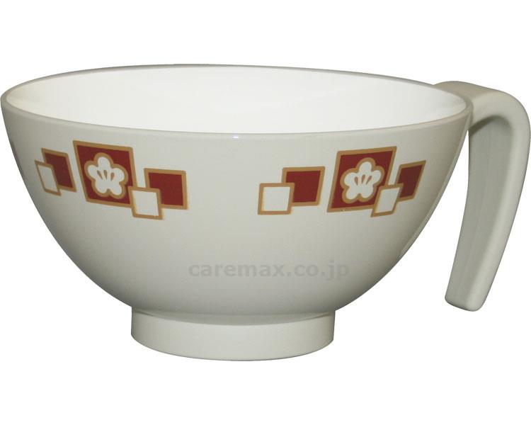 ★いまだけ！ポイント最大16倍★【全国配送可】-取っ手付飯碗 HS-N43　梅花赤 台和　JAN 4904778038226 kt318517 取寄品 食事関連 食器類・カップ 皿・碗-【介護福祉用具】