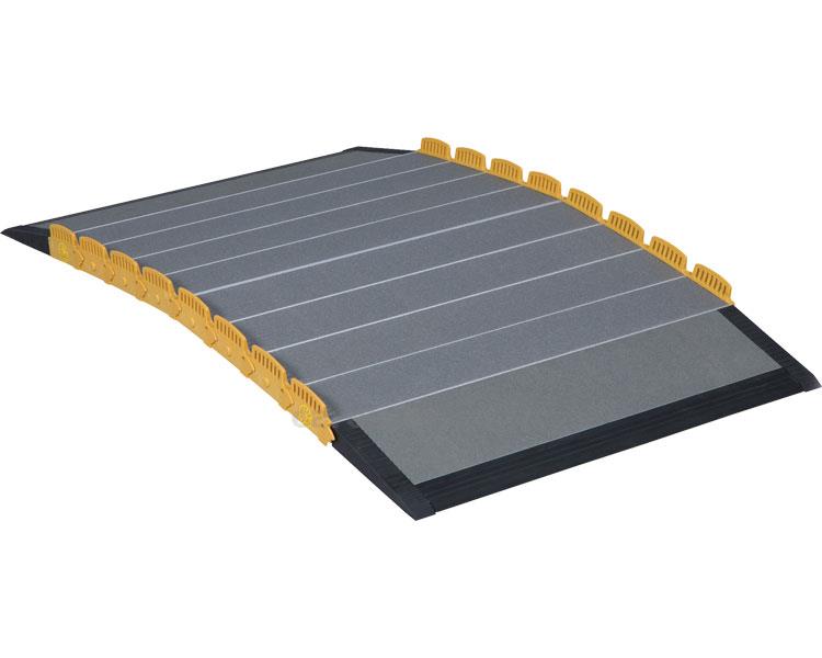 ★2/4-10 P最大27倍★【全国配送可】-車いす用スロープ　段ない・ス　ロールタイプ 630-170　170cm シコク　JAN 4560373680613 kt320694 取寄品 歩行関連 屋外用スロープ・電動昇降機 屋外用スロープ　1枚物-【介護福祉用具】