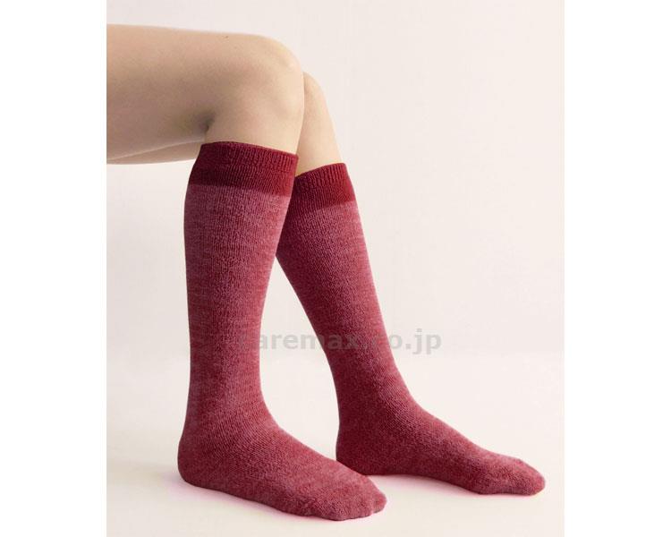 ★11/4-11/11 P最大26倍★【全国配送可】-ハッピーノロングソックス 9030　エンジ ハッピーおがわ　JAN 4580198710647 kt322659 取寄品 衣類 ソックス ソックス-【介護福祉用具】