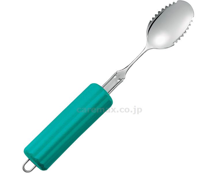 ★いまだけ！ポイント最大16倍★【全国配送可】-ラーメンスプーン　スポンジ付 RS-5　曲ゲ曲ゲハンドル 斉藤工業　JAN 4936480100632 kt322662 取寄品 食事関連 箸・スプーン・フォーク スプーン-【介護福祉用具】