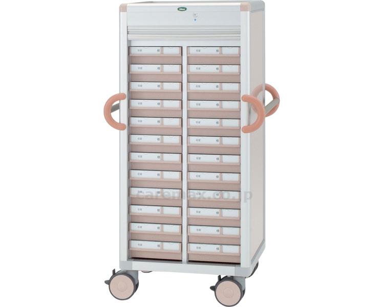 ★いまだけ！ポイント最大16倍★【全国配送可】-与薬カート　Lタイプ（24床用） 23-5659-00　ブルー 松吉医科器械　JAN kt339725 取寄品 医療・施設 施設用備品 その他(施設用備品)-【介護福祉用具】