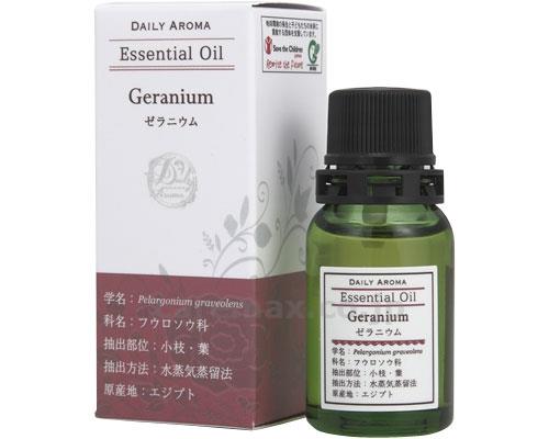 ★いまだけ！ポイント最大16倍★【全国配送可】-デイリーアロマ　エッセンシャルオイル 13915　ゼラニウム　10mL デイリーアロマジャパン　JAN 4977369139152 kt363103 取寄品 健康管理 リラクゼーション アロマ-【介護福祉用具】