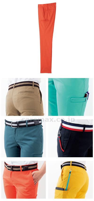 ★いまだけ！ポイント最大16倍★【全国配送可】-レディスストレッチカラーチノ FP6305L-16　ブラック　17号 ボンマックス　JAN kt374455 取寄品 衣類 ユニフォーム ボトム-【介護福祉用具】