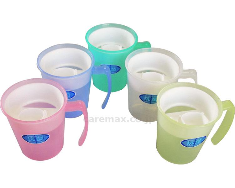 ★いまだけ！ポイント最大16倍★【全国配送可】-おくすりこくり（取っ手付） 080910-Y　イエロー 明興産業　JAN 4560102030511 kt378908 取寄品 食事関連 食器類・カップ その他(食器類・カップ)-【介護福祉用具】