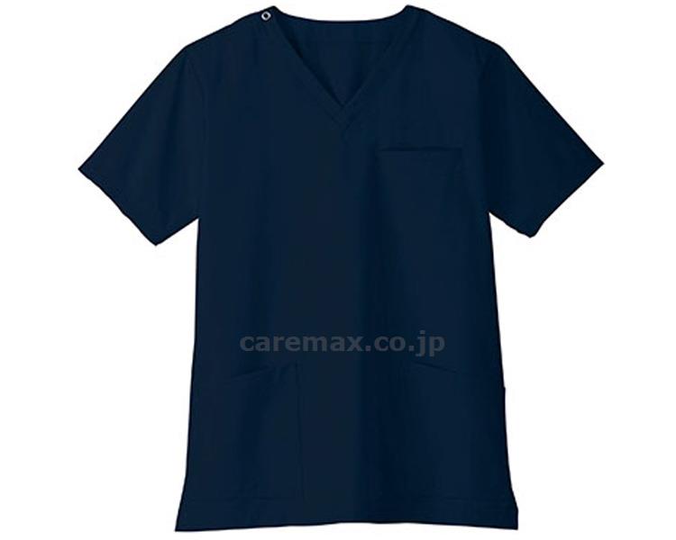 ★1/24-29 P最大27倍★【全国配送可】-ユニセックススクラブ TB4502U-8　ネイビー　SS ボンマックス　JAN kt383021 取寄品 衣類 ユニフォーム トップ-【介護福祉用具】