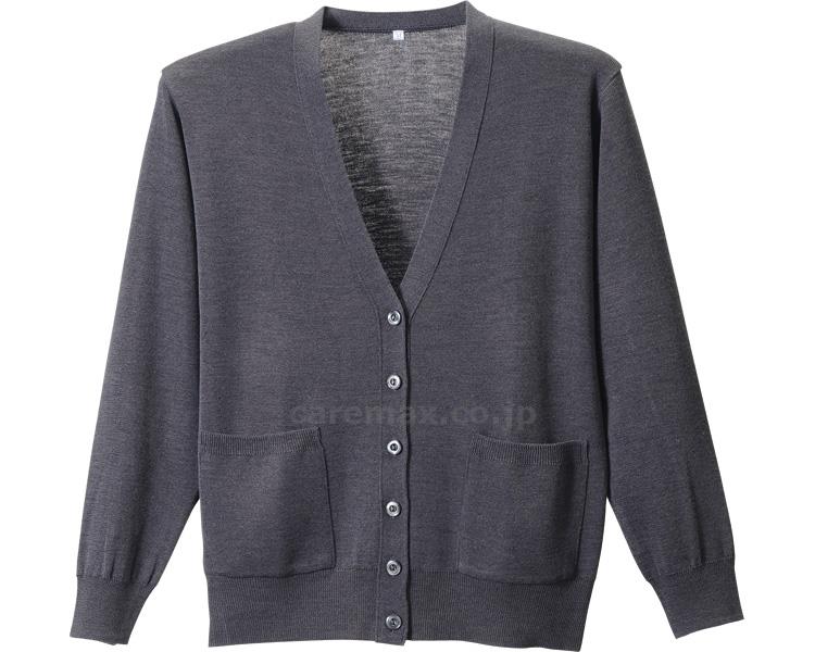 ★いまだけ！ポイント最大16倍★【全国配送可】-抗ピル貼りポケ付きカーディガン D1011　グレー　S ディーフェイズ　JAN 4571249985428 kt384442 取寄品 衣類 ねまき その他(ねまき)-【介護福祉用具】