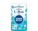 ★7/19-26 P最大27倍★【全国配送可】-i-na(イーナ)トイレットティシュー シングル 21000440 100m×12R 大王製紙 JAN 4902011821369 kt401307 取寄品 排泄関連 排泄洗浄・清拭 (排泄洗浄・清拭)-【介護福祉用具】