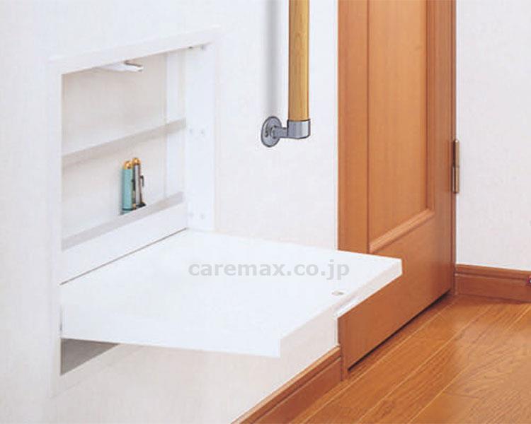 ★いまだけ！最大ポイント16倍★【全国配送可】-収納いす　70用 SS-100　白 シロクマ　JAN 4936350059466 kt415551 取寄品 住宅改修 踏み台 その他(踏み台)-【介護福祉用具】