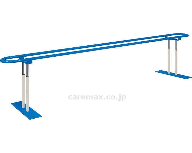 【病院専用商品】 ● ラウンド平行棒　TB-1198 長：400cm ブルー●メーカー名 高田ベッド製作所●商品説明 ・片手での歩行訓練が可能な直径3.8cm粉体塗装加工の手すり付。・安定性と安全性を考慮した全周面取り加工の低重心型土台ベース。・高さを2cm間隔の15段階に調節可能。ラチェット式手動昇降機能付。※高さを簡単に調節できるラチェット構造のため、ご使用中に手すりが引き上がることがあります。製品構造をご理解の上、正しくご使用ください。●商品仕様 ●サイズ／幅35（全幅80）×長さ250・300・350・400×高さ60〜90（15段階／2cm）cm●重さ／約40kg●要組立●JAN ● 健康管理　トレーニング機器 平行棒介護　病院　クリニック　診療所　グループホーム　訪問看護　訪問介助　介助　居宅　施設　福祉　インボイス対応　適格請求書 ★お見積りはこちらから★★月島堂はインボイス対応済！インボイスのご請求書、領収書をご発行可能です。★業界最安値に挑戦！専門店ならではの納得価格。★創業25年の信頼と実績！★多くのお客様に選ばれ、累積受注件数35000件突破！★月島堂は90％以上のお客様にご納得いただいております。★お気軽にお見積もりご依頼下さい★お見積りはこちらから★