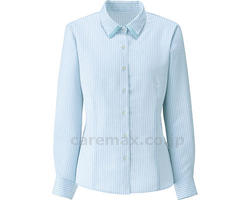 ★12/19-26 最大P27倍★【全国配送可】-長袖ブラウス RB4162-6　ブルー　9号 ボンマックス　JAN 4544316642951 kt428598 取寄品 衣類 ユニフォーム トップ-【介護福祉用具】