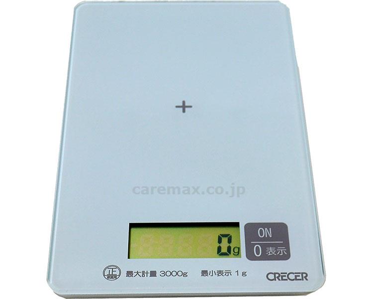★12/4-11 P最大27倍★【全国配送可】-デジタルキッチンスケール CK-010W　ホワイト クレセル　JAN 4955286808917 kt473691 取寄品 食事関連 調理器類 その他(調理器類)-【介護福祉用具】