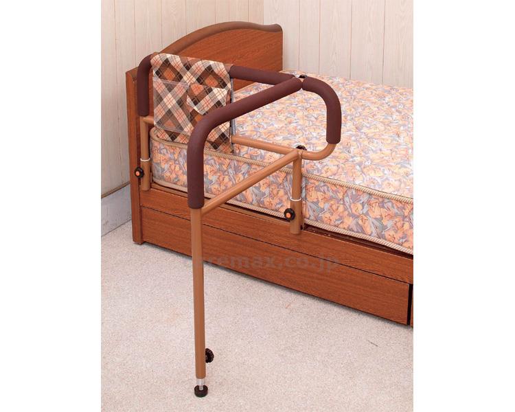 ★10/4-10/9 P最大16倍★【全国配送可】-ささえ　ニュータイプ 移動バー付 島製作所　JAN 4945528999961 kt477249 取寄品 ベッド関連 サイドテーブル・ベッドサイド手すり サイド手すり-【介護福祉用具】