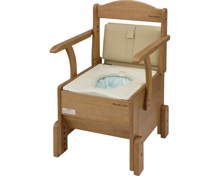 ★いまだけ！ポイント最大16倍★【全国配送可】-ラップポン・ブリオ　S　普通便座 BRSE1003JH 日本セイフティー　JAN 4589922490732 kt479351 取寄品 排泄関連 ポータブルトイレ 木製トイレ-【介護福祉用具】