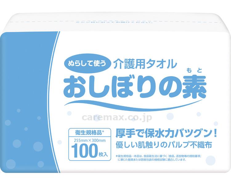 ★いまだけ！ポイント最大16倍★【全国配送可】-介護用タオル　おしぼりの素 89044　100枚入 王子ネピア　JAN 4595122953014 kt481809 取寄品 入浴関連 清拭タオル ドライタイプ-【介護福祉用具】