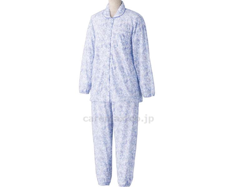 ★いまだけ！ポイント最大16倍★【全国配送可】-大キメボタン天竺寝返リラクラクパジャマ 800183-03　パープル　LL 　JAN 4582685176837 kt497151 取寄品 衣類 ねまき パジャマ-【介護福祉用具】
