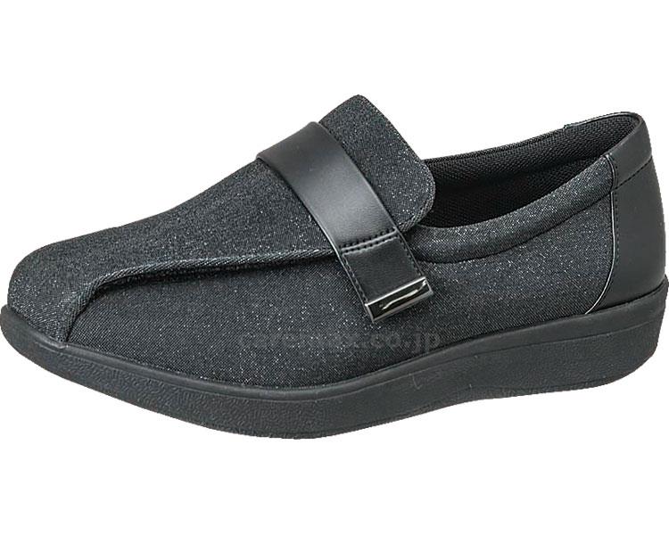 ★いまだけ！ポイント最大16倍★【全国配送可】-ウェルル03 FブラックC　24.0cm 　JAN 4523118599045 kt500749 取寄品 歩行関連 シューズ 屋外用-【介護福祉用具】