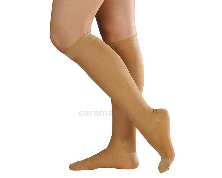 ★いまだけ！ポイント最大16倍★【全国配送可】-アンシルク・2ブライト　ハイソックス　1組 18551　クリアベージュ　L アルケア　JAN 4900070185514 kt310737 取寄品 衣類 ソックス 着圧ソックス-【介護福祉用具】