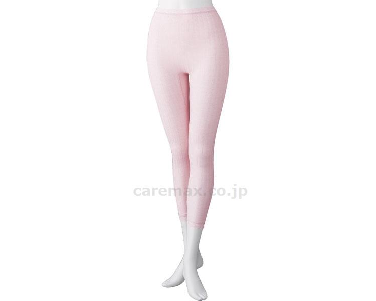 ★いまだけ！ポイント最大16倍★【全国配送可】-シルク混9分丈ボトム 800226-02　ピンク　L 　JAN 4582685179265 kt497330 取寄品 衣類 インナー 下着(下半身)-【介護福祉用具】