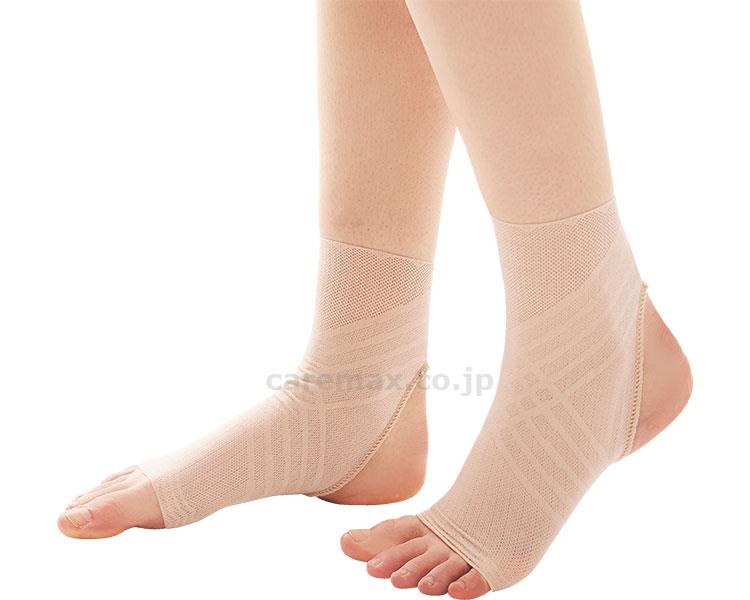 ★いまだけ！ポイント最大16倍★【全国配送可】-極薄足首アーチクロスサポーター 93116　L　2枚組 　JAN 4969133931161 kt500445 取寄品 衣類 サポーター 膝・足・足首・かかと-【介護福祉用具】
