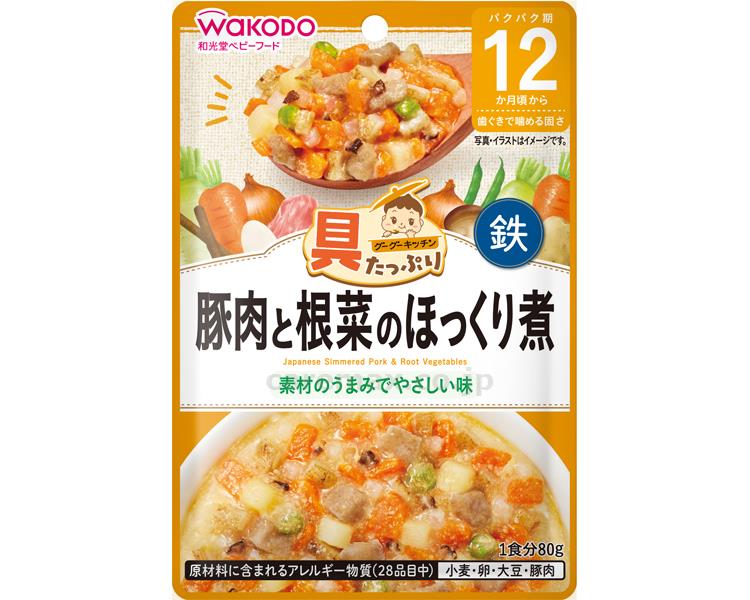 ★いまだけ！ポイント最大16倍★【全国配送可】-具たっぷりグーグーキッチン 豚肉と根菜のほっくり煮　80g 　JAN 4987244600943 kt507118 取寄品 食事関連 介護食・健康食品 食品-【介護福祉用具】
