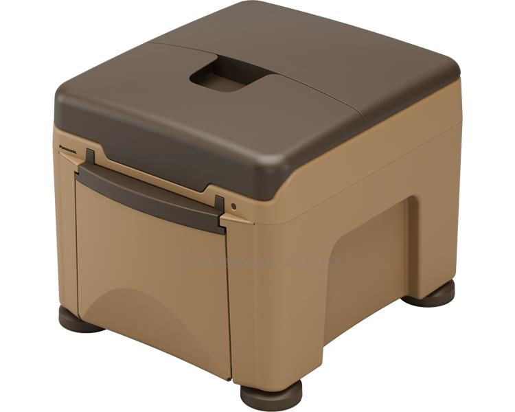 ★いまだけ！ポイント最大16倍★【全国配送可】-ラフィーネキューブ　ラップ式あたたか便座 PN-L30303BR　ブラウン 　JAN 4549980804131 kt508713 取寄品 排泄関連 ポータブルトイレ 樹脂トイレ-【介護福祉用具】