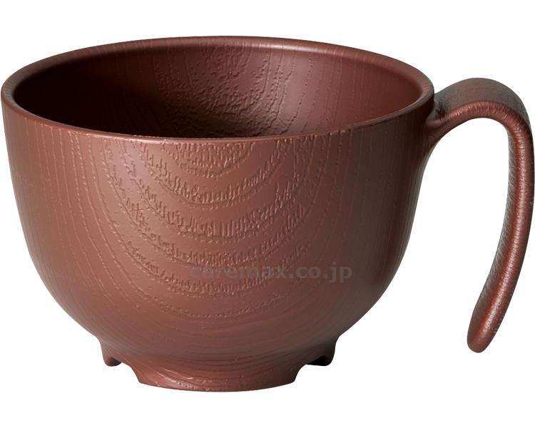 ★いまだけ！ポイント最大16倍★【全国配送可】-木目持チヤスイ茶碗ハンドル付 NBLS1HB　ブラウン 　JAN 4973307661839 kt515010 取寄品 食事関連 食器類・カップ 皿・碗-【介護福祉用具】