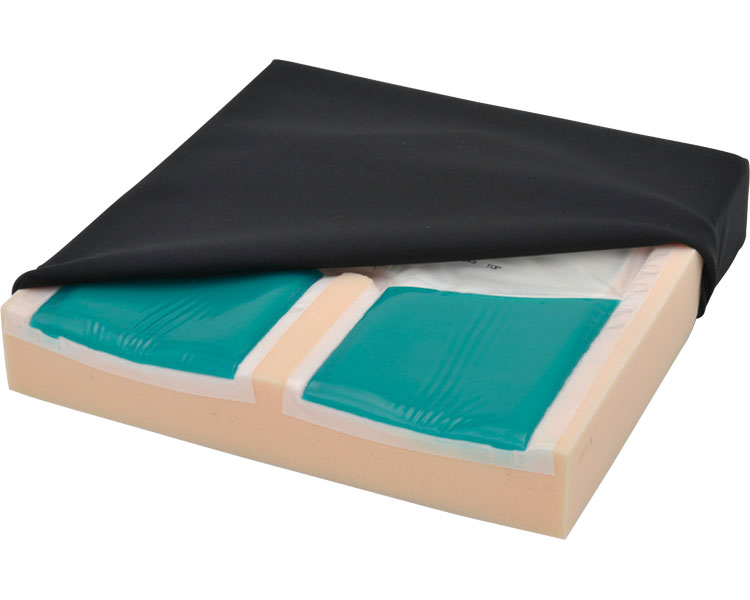 ★ポイント最大16倍★【全国配送可】-デュオジェルクッション CK-385　40×40cm ケープ　JAN 4939810003115 kt200386 取寄品 歩行関連 車いすオプション 車いす用クッション-【介護福祉用具】