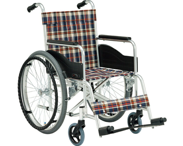 ★ポイント最大16倍★【全国配送可】-アルミ自走車いす AR-101 座幅42　S-2 松永製作所　JAN kt201423 取寄品 歩行関連 車いす 自走式-【介護福祉用具】