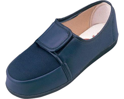 ★ポイント最大16倍★【全国配送可】-リハビリシューズ GM603 紳士用 紺 27.0cm マリアンヌ製靴 JAN 4534378170486 kt219749 取寄品 歩行関連 シューズ 両用-【介護福祉用具】