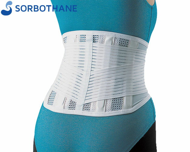 ★ポイント最大16倍★【全国配送可】-ソルボ楽らく腰ガード 63326　ホワイト　S 三進興産　JAN 496192863..