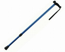 ★ポイント最大16倍★【全国配送可】-プッシュボタン型アルミケイン KS-22R　ブルー クリスタル産業　JAN..