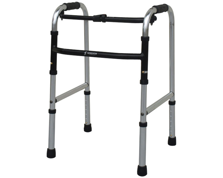 ★ポイント最大16倍★【全国配送可】-スリムフレームウォーカー固定型 WFS-4968 シンエンス JAN kt238026 取寄品 歩行関連 歩行車・歩行器 歩行器(キャスターなし)-【介護福祉用具】