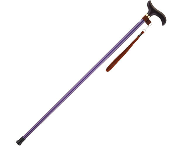 ★ポイント最大16倍★【全国配送可】-カーボンファイバー固定型杖 0401-CF0003 パープル インターリンクス JAN 4562124190129 kt242029 取寄品 歩行関連 杖 一本杖-【介護福祉用具】