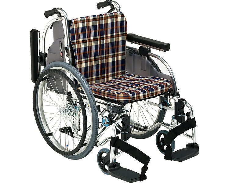 ★ポイント最大16倍★【全国配送可】-アルミ自走車いす　AR-901 前座39　座幅42　S-2 松永製作所　JAN kt243539 取寄品 歩行関連 車いす 自走式-【介護福祉用具】