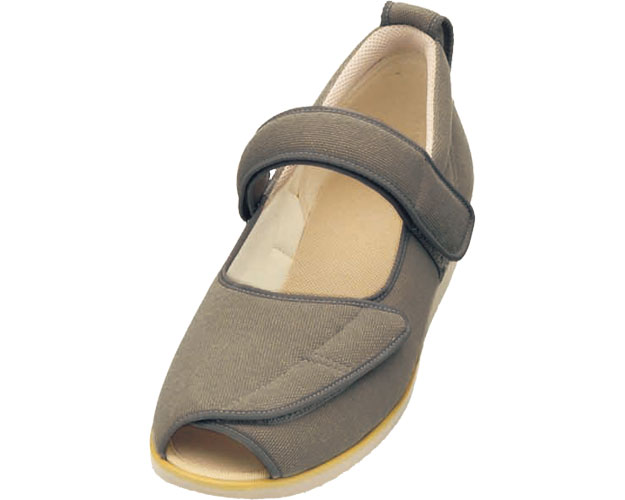 ★ポイント最大16倍★【全国配送可】-オープンマジックII 7009 5E 左足 Mグレー 5L 徳武産業 JAN 4537944822727 kt244947 取寄品 歩行関連 シューズ 両用 片足-【介護福祉用具】