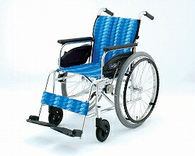 ★ポイント最大16倍★【全国配送可】-アルミ自走車いす　NA-446A 座幅40　PM-Y3 日進医療器　JAN kt247069 取寄品 歩行関連 車いす 自走式-【介護福祉用具】