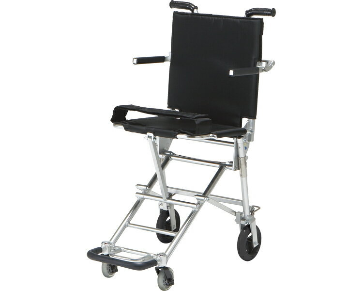 ★ポイント最大16倍★【全国配送可】-携帯車いす NAH-207 赤 日進医療器　JAN 4519856007942 kt247267 取寄品 歩行関連 車いす 介助式-【介護福祉用具】