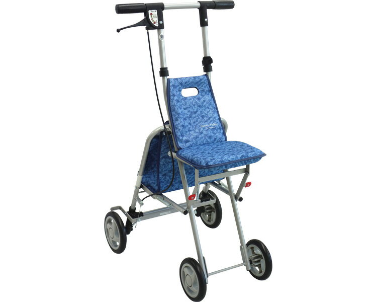 ★ポイント最大16倍★【全国配送可】-サニーウォーカーAS-III JB 島製作所　JAN 4945528226418 kt254350 取寄品 歩行関連 シルバーカー コンパクトタイプ-【介護福祉用具】