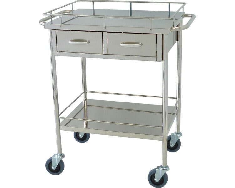 ★ポイント最大16倍★【全国配送可】-回診車　L OB-17 スギモト産業　JAN kt256599 取寄品 医療・施設 施設用備品 回診車・ワゴン車-【介護福祉用具】