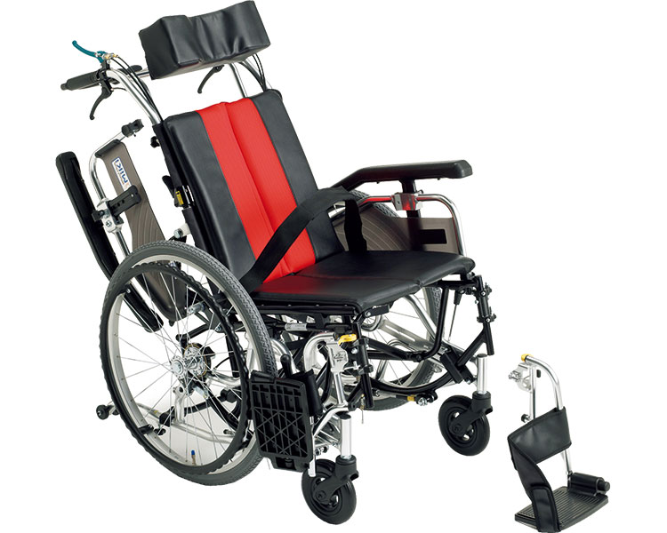 ★ポイント最大16倍★【全国配送可】-ティルト・リクライニング車いす　TR-1 座幅40　ブルー（S7W4） ミキ　JAN 4536697103749 kt266909 取寄品 歩行関連 車いす リクライニング-【介護福祉用具】