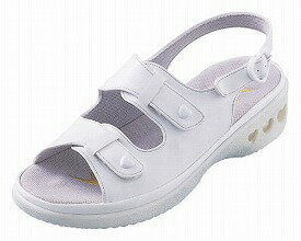 ★ポイント最大16倍★【全国配送可】-パーフェクトナースサンダル PN00100　ホワイト　L ビーウェル　JAN..
