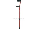 ★ポイント最大16倍★【全国配送可】-ロフストランドクラッチ TY132RDS 小 レッド 日進医療器 JAN 4519856005917 kt271408 取寄品 歩行関連 杖 松葉杖・クラッチ-【介護福祉用具】