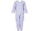 ★7/19-26 P最大27倍★【全国配送可】-介護ツナギ服(前開キ) 403420 L パープル/サクラ柄 フットマーク JAN 4956994402800 kt280131 取寄品 衣類 ねまき 介護ねまき-【介護福祉用具】