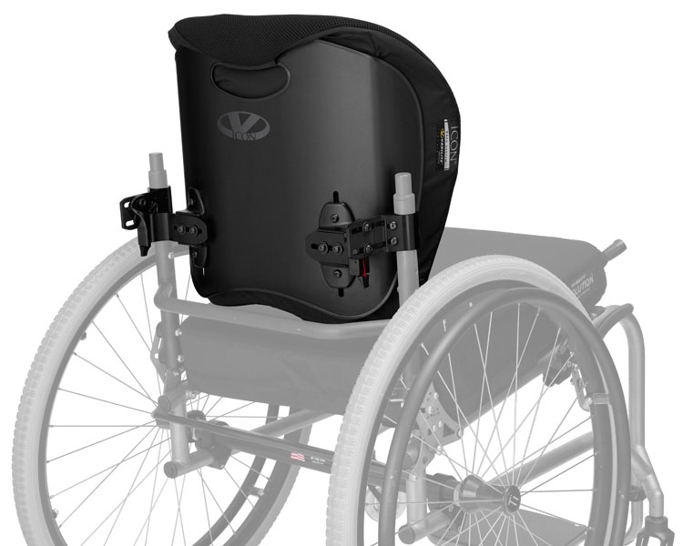 ★ポイント最大16倍★【全国配送可】-アイコン　ミッドバック 440012141　35cm ユーキ・トレーディング　JAN kt286943 取寄品 歩行関連 車いすオプション 車いす用クッション-【介護福祉用具】