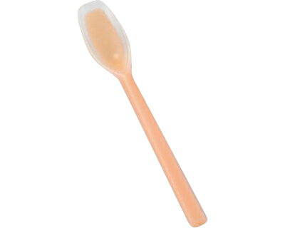 【病院専用商品】 ● ソフトゴムスプーン　一体型　深平型 オレンジ●メーカー名 斉藤工業●商品説明 ・全体をシリコンゴムで覆っており、口元や歯茎へのあたりがやさしいスプーンです。・シリコンゴムの中にコシのある芯が入っているので柔らかすぎず、とてもすくいやすくなっています。・スプーンの皿の部分全体が深くなっており、先は平らな形をしています。・全体をシリコンゴムで覆っています。・煮沸消毒が可能なので、衛生的です。・食器洗浄乾燥機に対応しています。●商品仕様 ●サイズ／長さ17.7cm、先端部：幅2.7×長さ5.8×深さ1.5cm●重さ／15g●皿部容量／約5cc●材質／シリコンゴム、6ナイロン●耐熱温度／約150℃●10●JAN 4936480100427● 食事関連　箸・スプーン・フォーク スプーン介護　病院　クリニック　診療所　グループホーム　訪問看護　訪問介助　介助　居宅　施設　福祉　インボイス対応　適格請求書 ★お見積りはこちらから★ kt更新日 2025/10/16★月島堂はインボイス対応済！インボイスのご請求書、領収書をご発行可能です。★業界最安値に挑戦！専門店ならではの納得価格。★創業25年の信頼と実績！★多くのお客様に選ばれ、累積受注件数35000件突破！★月島堂は90％以上のお客様にご納得いただいております。★お気軽にお見積もりご依頼下さい★お見積りはこちらから★