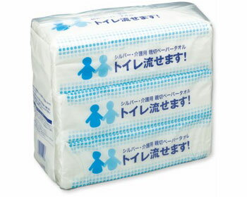 ★ポイント最大16倍★【全国配送可】-トイレ流せます！　218×200mm 90231　100W×3P×16個 マスコー製紙　J..