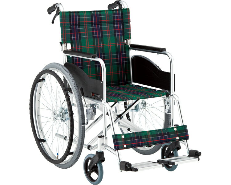 ★ポイント最大16倍★【全国配送可】-アルミ自走車いす　AR-271B　高床 座幅42　S-1 松永製作所　JAN kt2..